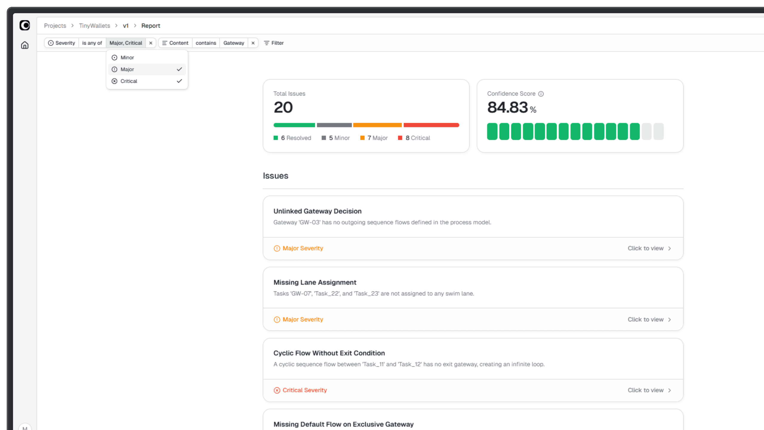 Corekt product preview