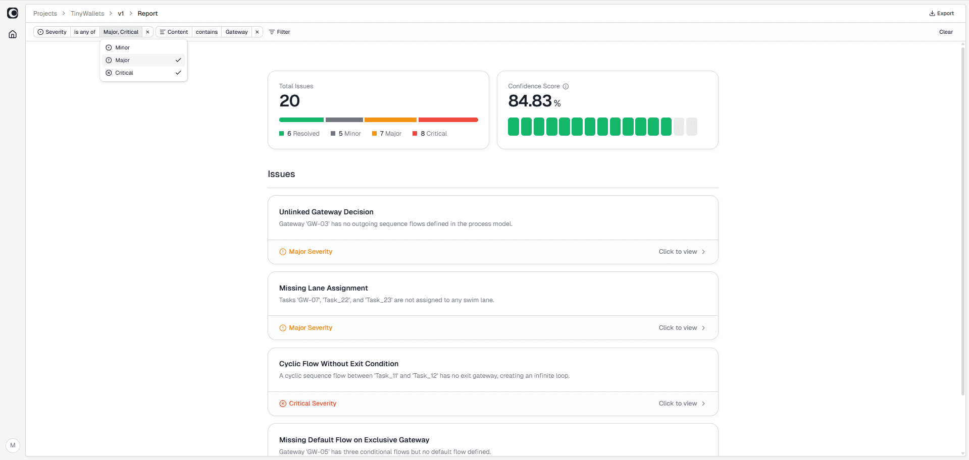 Corekt product showcase